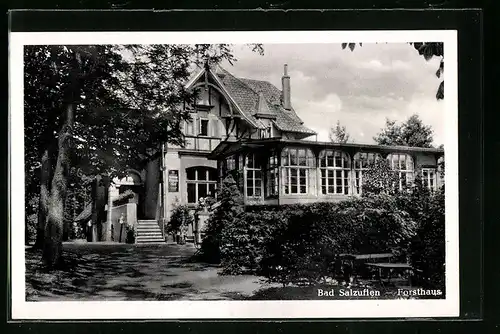 AK Bad Salzuflen, Wald-Restaurant Forsthaus