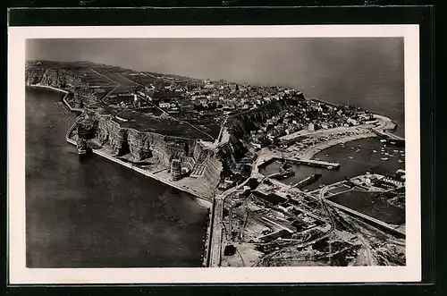 AK Helgoland, Fliegeraufnahme der Insel