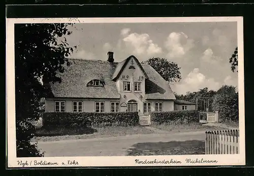 AK Wyk /Föhr, Nordseekinderheim Michelmann