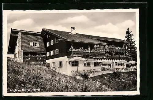 AK Sonthofen, Alpengasthaus Allgäuer Berghof