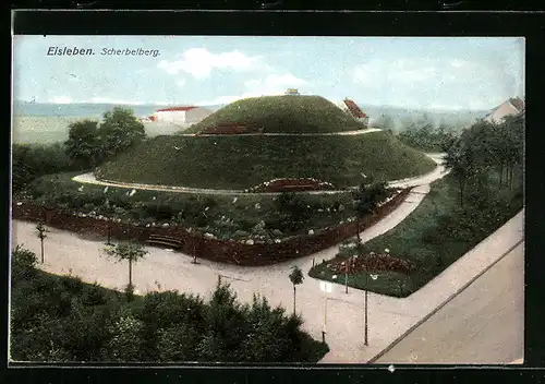 AK Eisleben, Blick auf den Scherbelberg