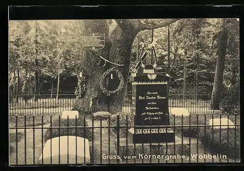 AK Wöbbelin, am Körnergrabe
