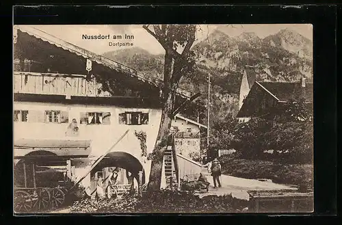 AK Nussdorf am Inn, Dorfpartie
