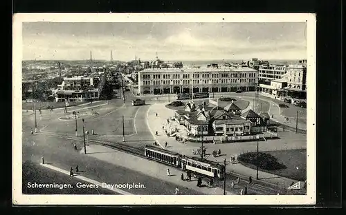 AK Scheveningen, Gevers Deynootplein, Strassenbahn