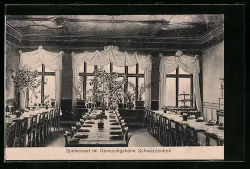 AK Schwarzenbek, Speisesaal im Genesungsheim