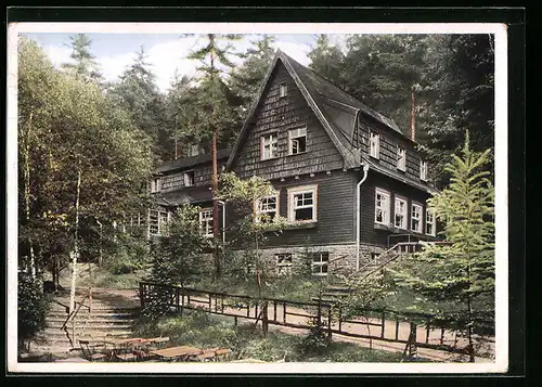 AK Harthau, Gaststätte Waldhaus im Grünen