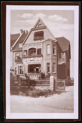 Fotografie Brück & Sohn Meissen, Ansicht Bad Sulza, Blick auf die Villa Margarete