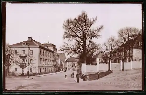Fotografie Brück & Sohn Meissen, Ansicht Pirna / Elbe, Partie in der oberen Burgstrasse