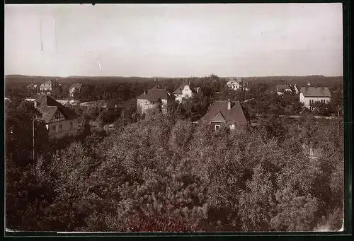 Fotografie Brück & Sohn Meissen, Ansicht Buchholz-Friedewald, Blick auf den Ort über die Dächer