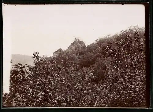 Fotografie Brück & Sohn Meissen, Ansicht Thale, Blick auf die Bülowshöhe im Bodethal