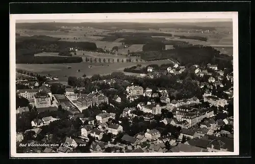 AK Bad Wörishofen, Fliegeraufnahme der Stadt