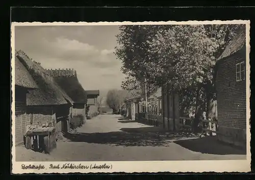 AK Bad Neukirchen /Angeln, Dorfstrasse mit Wohnhäusern