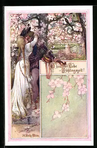 Künstler-AK Rud. Dutz: O Deutscher Liebe Frühlingszeit!