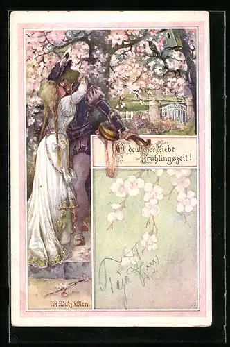 Künstler-AK Rud. Dutz: O Deutscher Liebe Frühlingszeit!