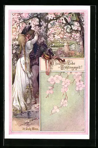 Künstler-AK Rud. Dutz: O Deutscher Liebe Frühlingszeit!
