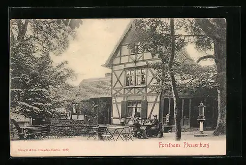 AK Plessenburg, Gasthof Forsthaus Plessenburg