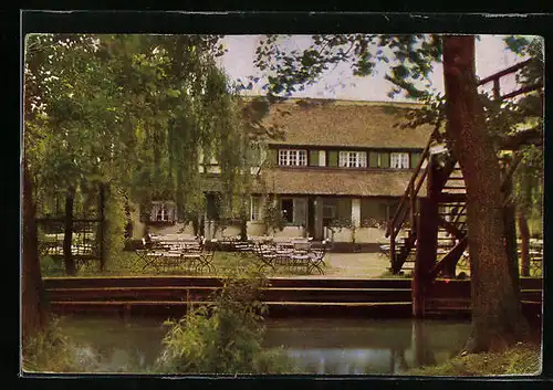 AK Lehde b. Lübbenau, Cafe Venedig, Bes. Emil Togeretz