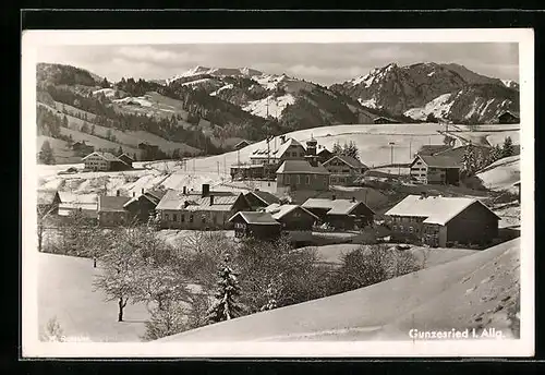 AK Gunzesried i. Allg., Skigebiet des Gunzesrieder Tales