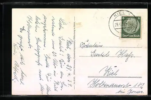 AK Neustadt i. Holst., Ortsansicht mit Kirche