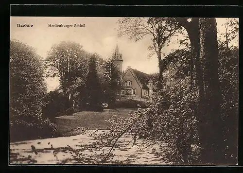 AK Itzehoe, Strasse vor dem Breitenburger Schloss