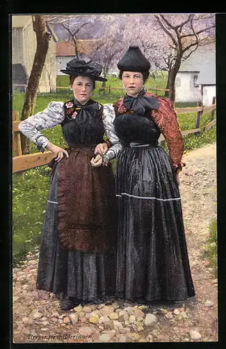 AK Bregenzerwälderinnen in Tracht