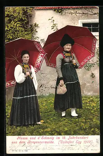 AK Mädchen in Tracht aus dem Bregenzerwald