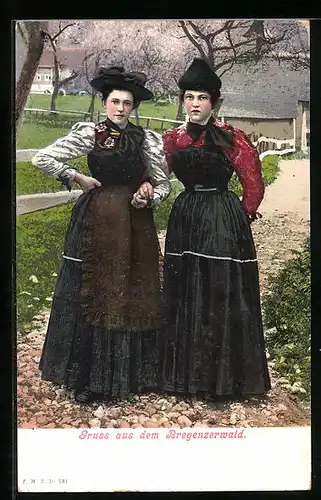 AK Bregenzerwälderinnen in ihrer Tracht