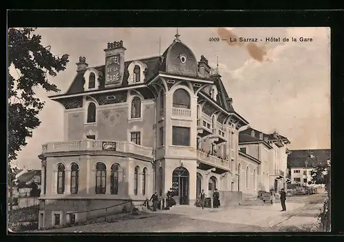 AK La Sarraz, Hotel de la Gare