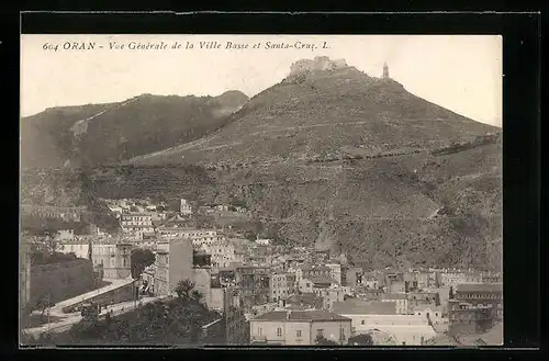 AK Oran, Vue Générale de la Ville Basse et Santa-Cruz