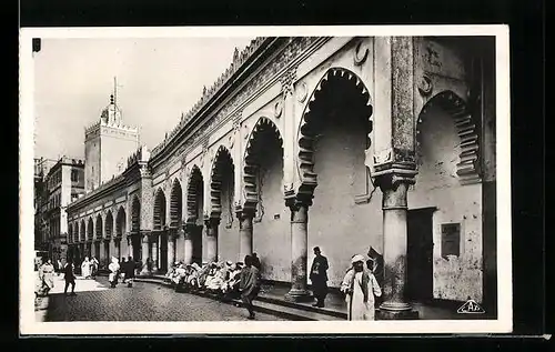 AK Alger, Mosquée Djemâa Djedid, Rue de la Marine