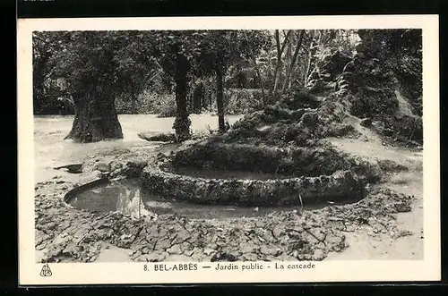 AK Bel-Abbes, Jardin public - La cascade