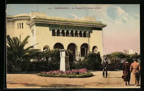 AK Casablanca, La Poste et le Cadran solaire