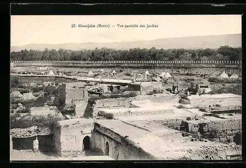 AK Oudjda, Vue partielle des Jardins