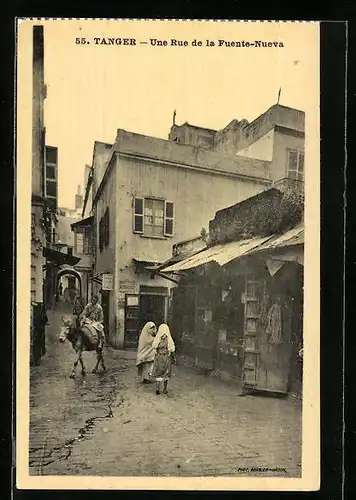 AK Tanger, Une Rue de la Fuente-Nueva