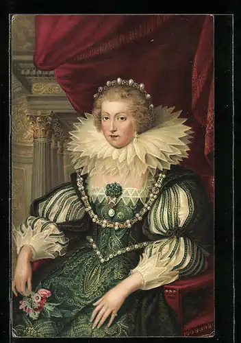 Künstler-AK Anna Maria, Erzherzogin von Österreich nach Rubens