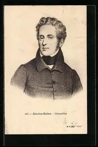 Künstler-AK Aix-Les-Bains - Lamartine