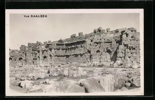 Foto-AK Baalbek, Panorama