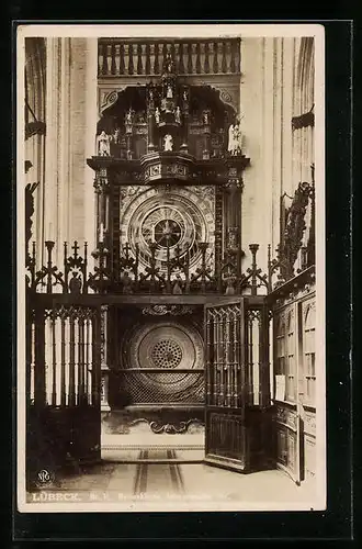 AK Lübeck, Marienkirche, Astronomische Uhr