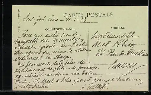 AK Beyrouth, Panorama de la Jetée