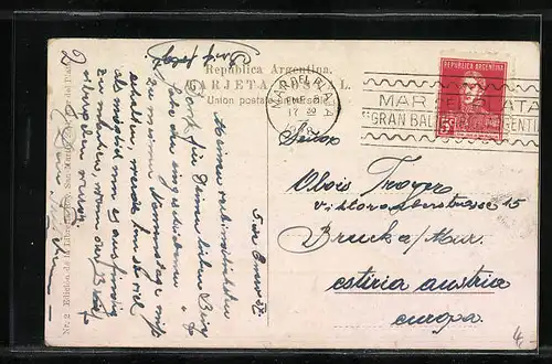 AK Mar del Plata, Rambla Bristol