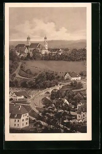 AK Schongau, Totale aus der Vogelschau
