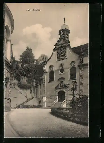 AK Baden-Baden, Kloster-Institut zum hl. Grab, am Römerplatz