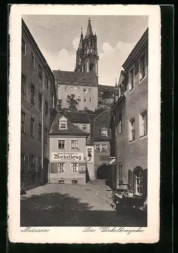 AK Meissen, Gasthaus zum Winkelkrug