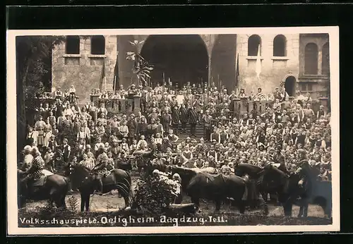 AK Oetigheim, Volksschauspiele, Jagdzug Tell