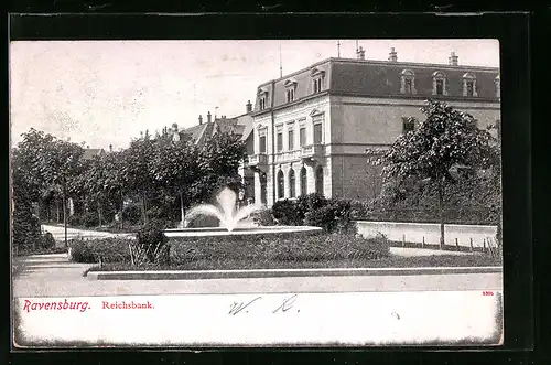 AK Ravensburg, Platz vor der Reichsbank