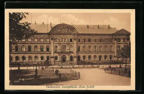 AK Zweibrücken, Justizgebäude, ehem. Schloss