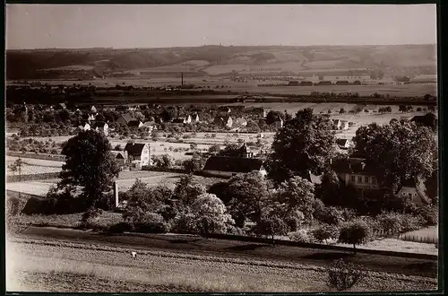Fotografie Brück & Sohn Meissen, Ansicht Zitzschewig, Blick auf den Ort mit Wohnhäusern