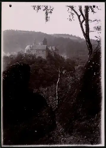 Fotografie Brück & Sohn Meissen, Ansicht Elbogen, Blick auf das Schloss Elbogen