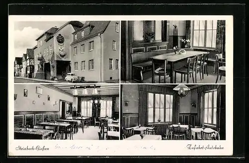 AK Steinbach-Giessen, Gasthaus Einhorn zur Tante Anna