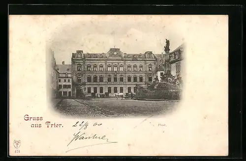 AK Trier, Säule vor der Post